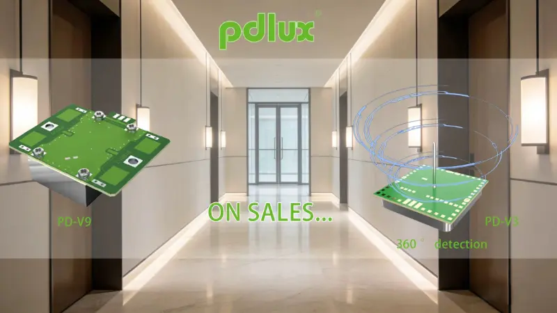 PD-V9 आणि PD-V3 मायक्रोवेव्ह मोशन सेन्सर्स